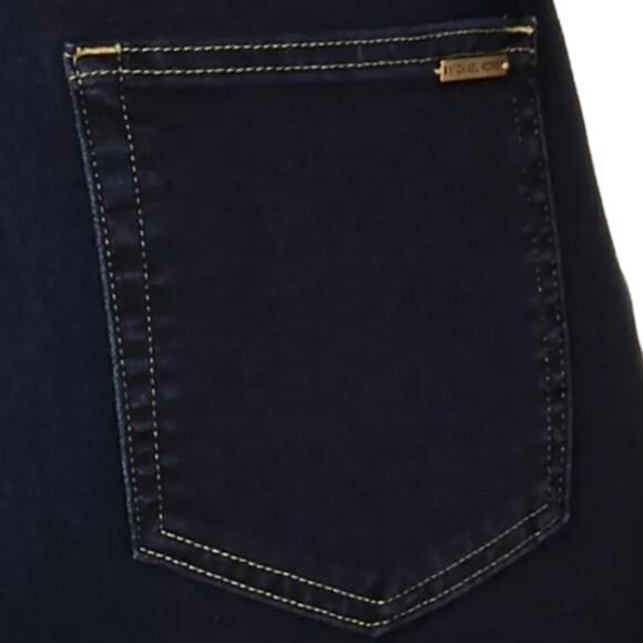 MICHAEL KORS Plus Size Selma High-Rise Stretch Skinny Jeans Dark Wash Blue Sz 18 - Picture 7 of 12